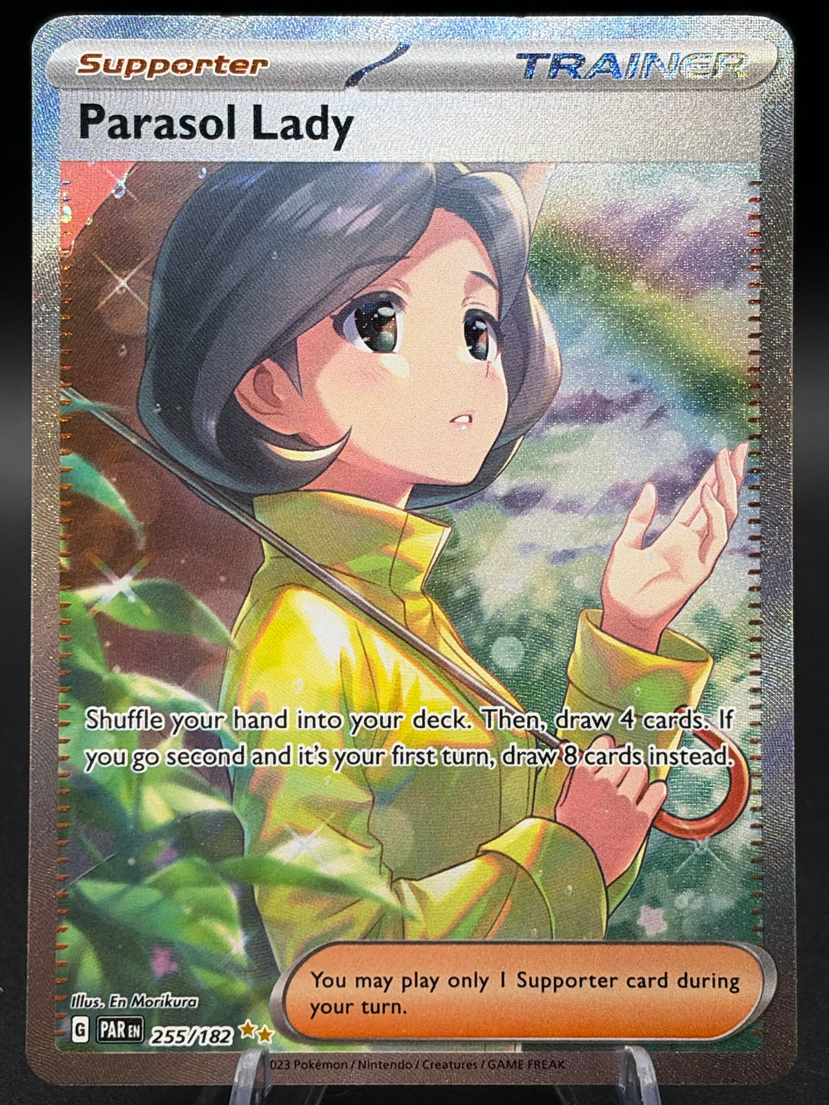 Pokemon TCG: 2023 Parasol Lady 255/182 Paradox Rift