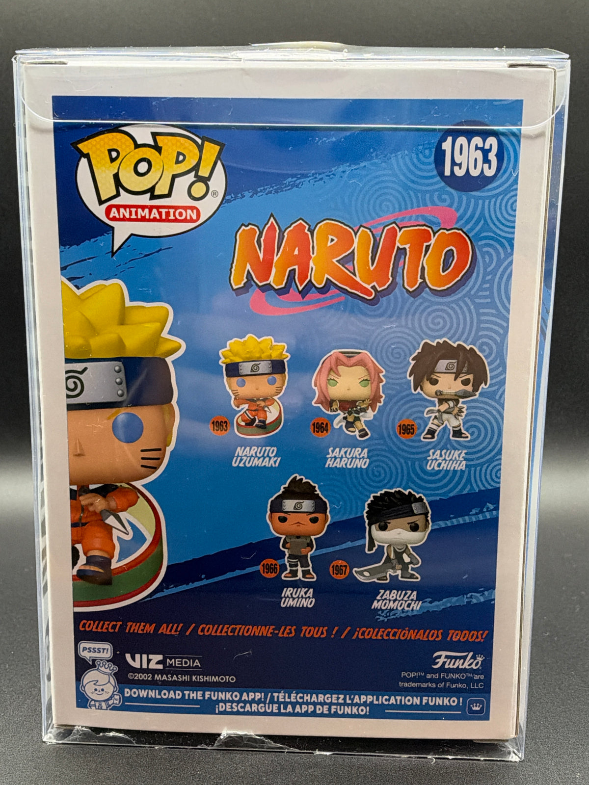 Funko PoP! Animation: Naruto Uzumaki - 1963 -  Signed with Drawing