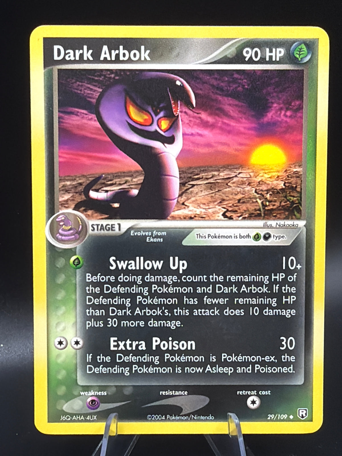 Pokemon TCG: Dark Arbok 29/109 - EX Team Rocket Returns (RR)