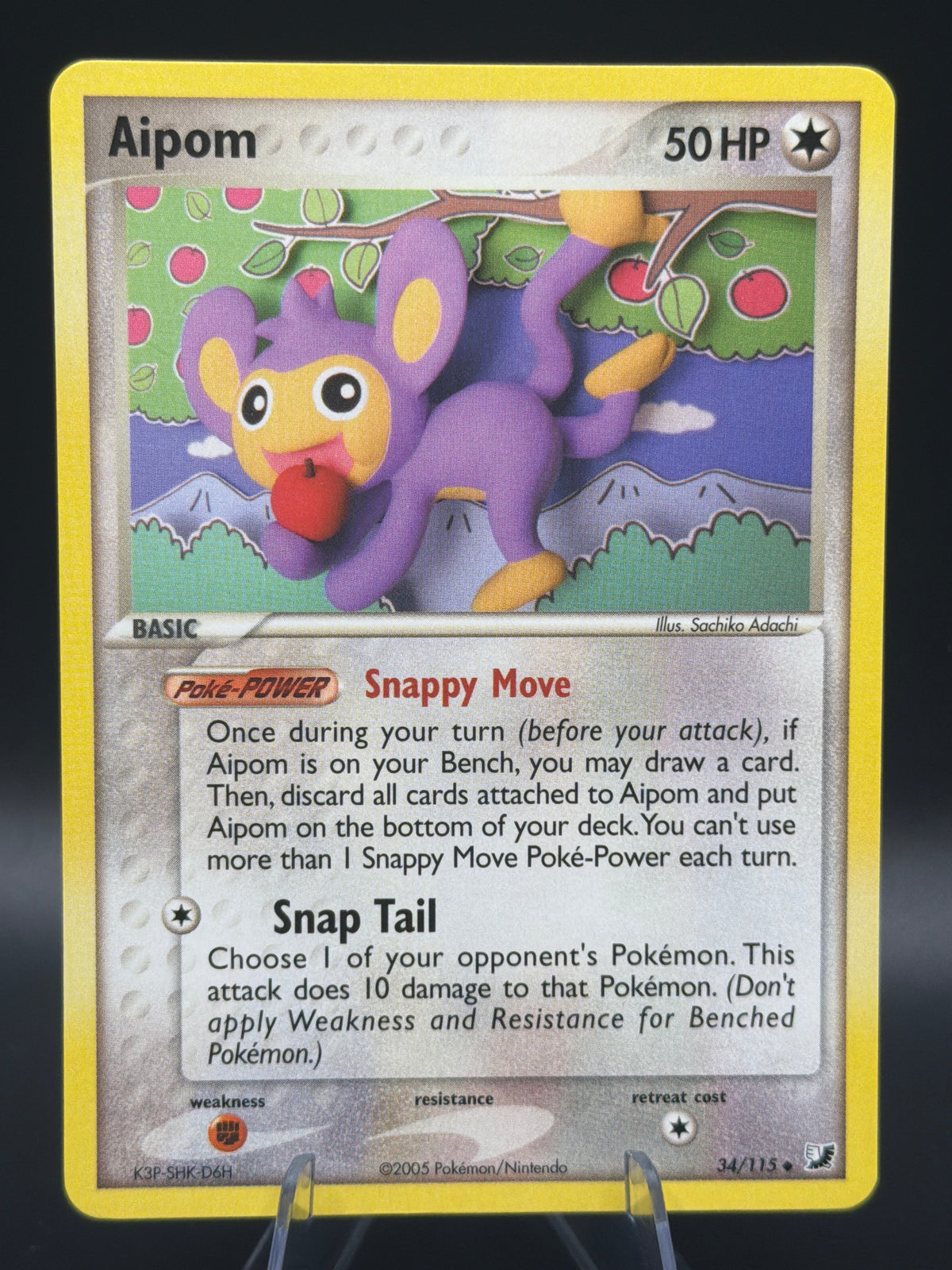 Pokémon TCG: 2005 Aipom - EX Unseen Forces (UF)