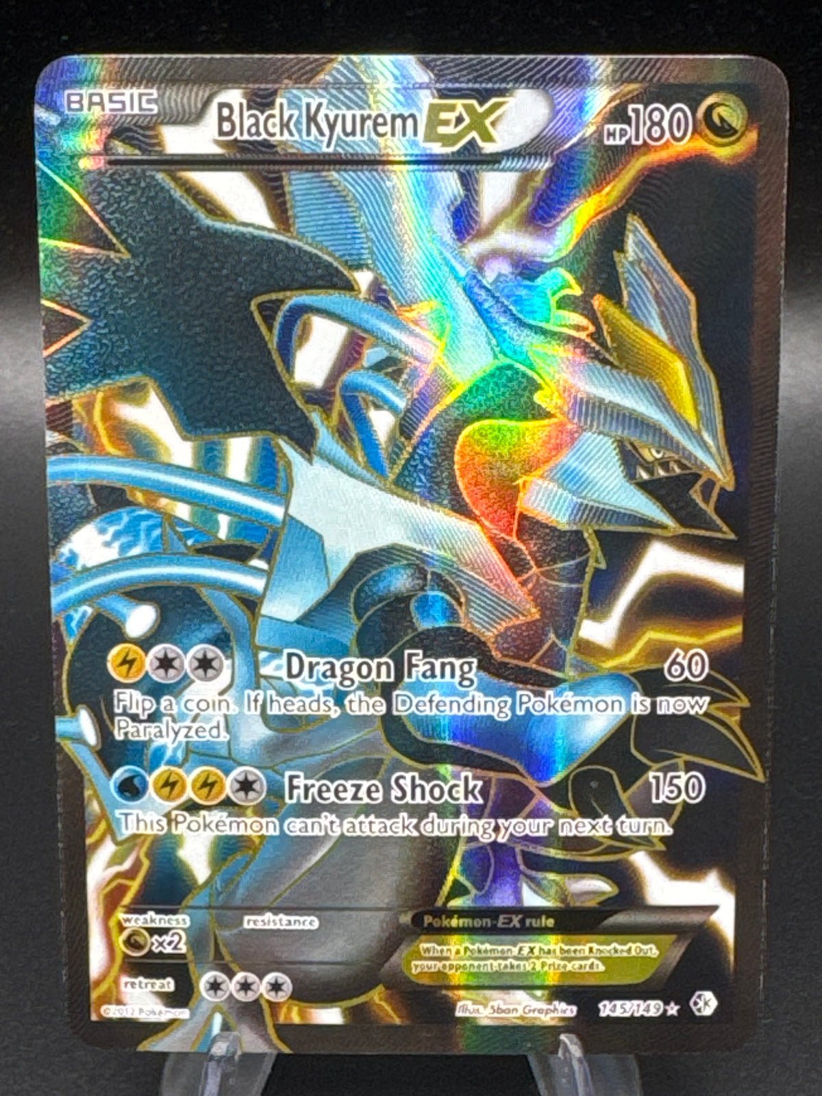 Pokémon TCG: 2012 Black Kyurem EX 145/149 BW: Boundaries Crossed