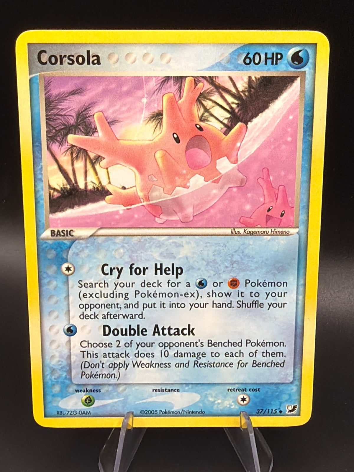 Pokémon TCG: 2005 Corsola 37/115 - EX Unseen Forces (UF)