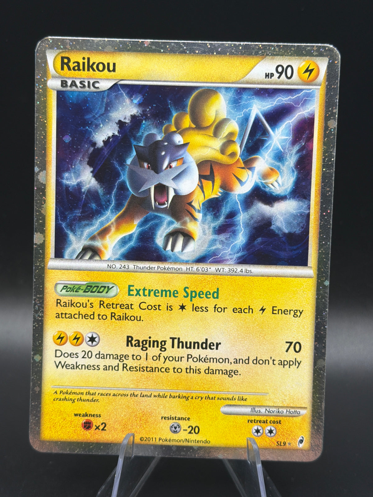 Pokémon TCG: 2011 Raikou SL9 Shiny Call of Legends