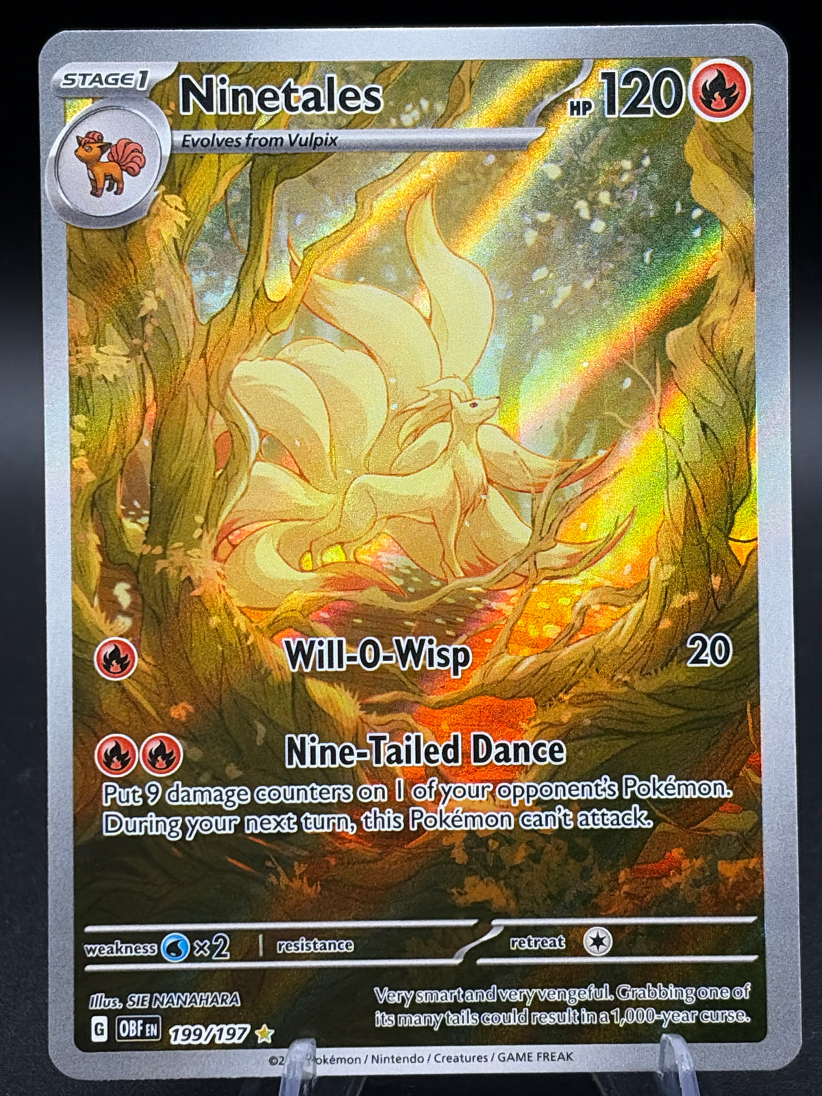 Pokémon TCG: 2023 Ninetales - 199/197 - SV: Obsidian Flames