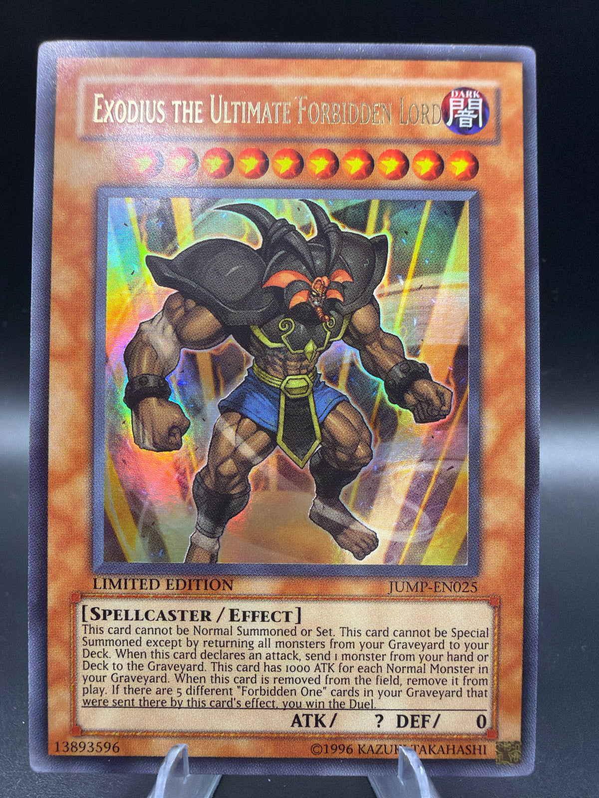 Yu-Gi-Oh! TCG: Exodius the Ultimate Forbidden Lord - JUMP-EN025- Shonen Jump Magazine Promos (SJMP)