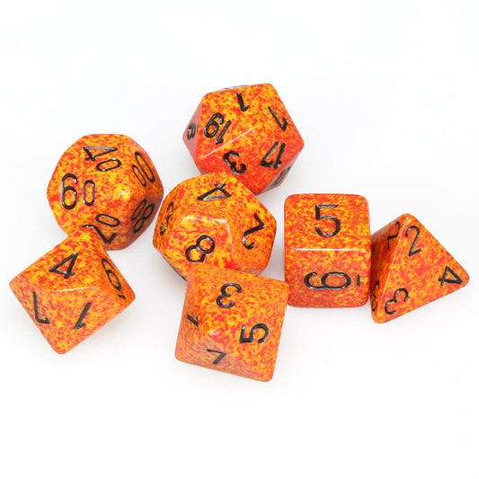 Chessex: Dice Speckled Fire 7 Dice Set
