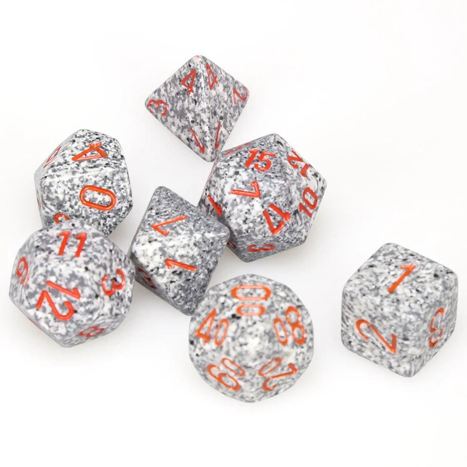 Chessex: Dice Speckled Granite 7 Dice Set