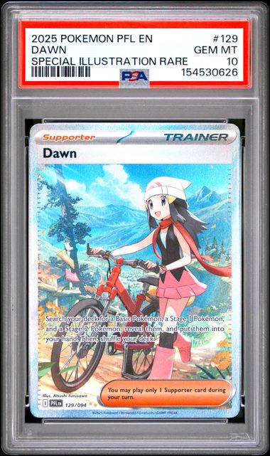 PSA 10 Pokemon TCG: 2025 Dawn 129/094 - Phantasmal Flames