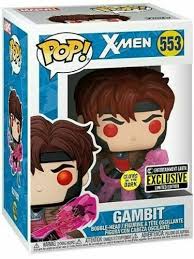 Funko PoP! Marvel: Gambit (X-Men) 553 ( Entertainment Earth Limited Edition Exclusive & Glows in the Dark )
