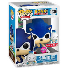 Pop! Games: Sonic with Hero Chao 1036 (Target exclusive)(Flocked)