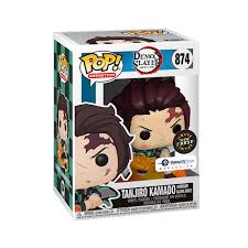 Funko PoP! Demon Slayer: Tanjiro Kamado 874 (Glow Limited Edition Chase)( Galactic Toys Exclusive)