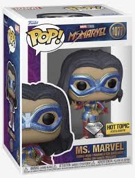 Funko PoP! Marvel: Ms.Marvel 1077 (Diamond Collection & Hot Topic Exclusive)
