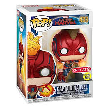 Funko PoP! Marvel: Captain Marvel 433 ( Target Exclusive & Glows in the Dark)