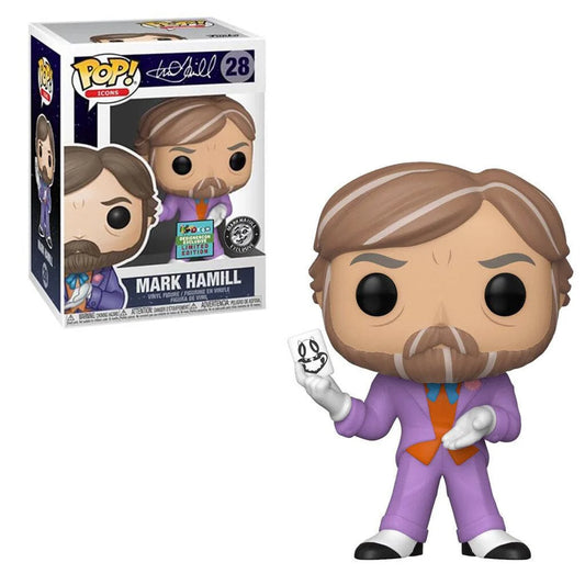 Funko PoP! Icon: Mark Hamill 28( Designercon Exclusive) (Mark Hamill Exclusive)