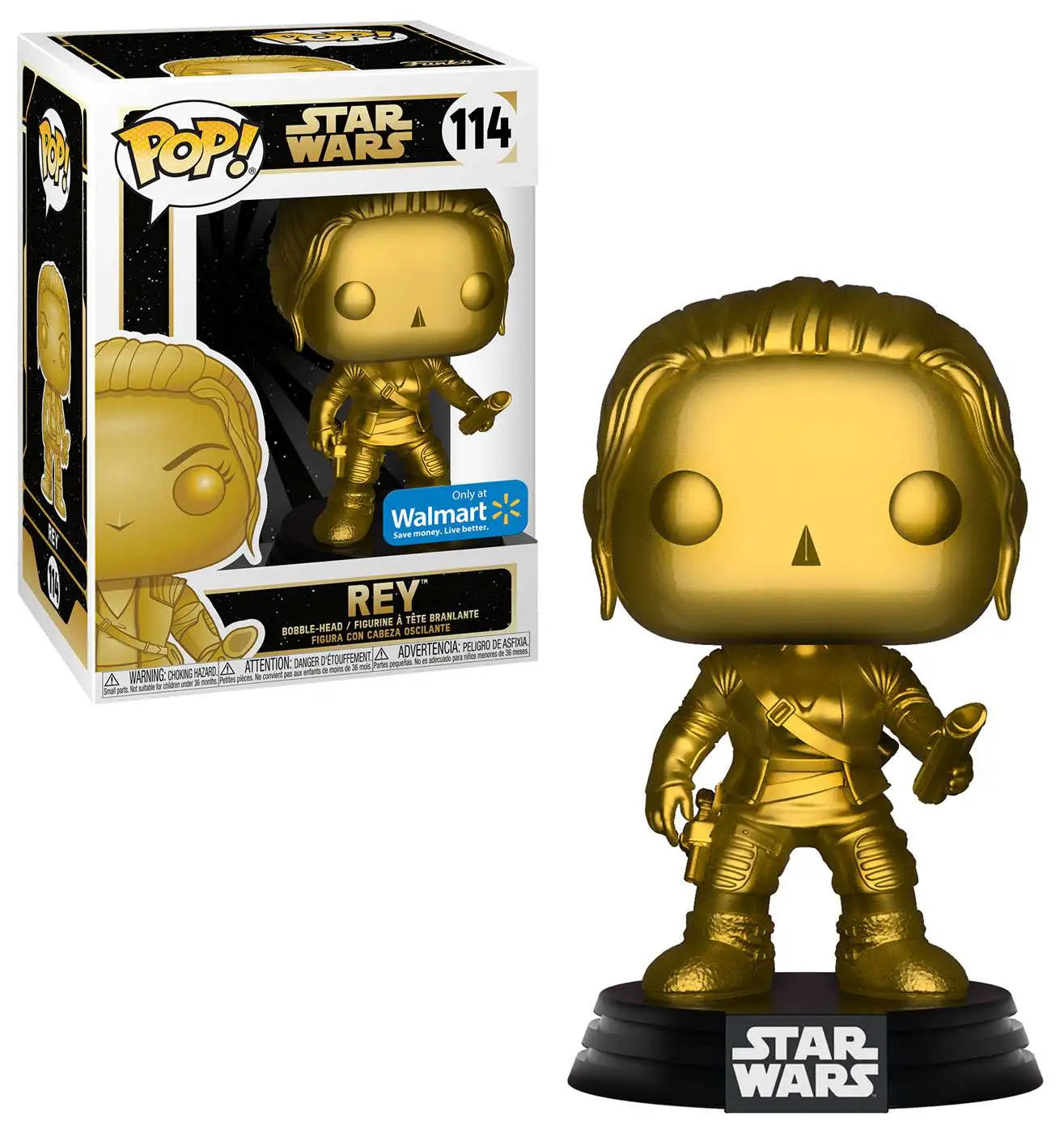 Funko PoP! STAR WARS: Rey 114 ( Walmart Exclusive)