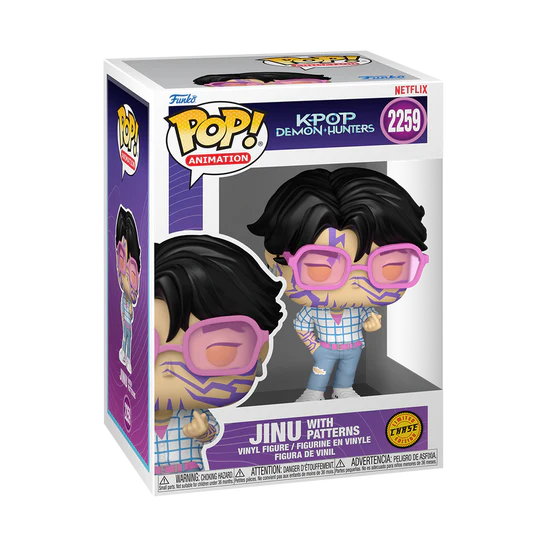 Funko PoP! Animation: Kpop Demon Hunters - Jinu with Patterns 2259 (Limited Chase Edition)