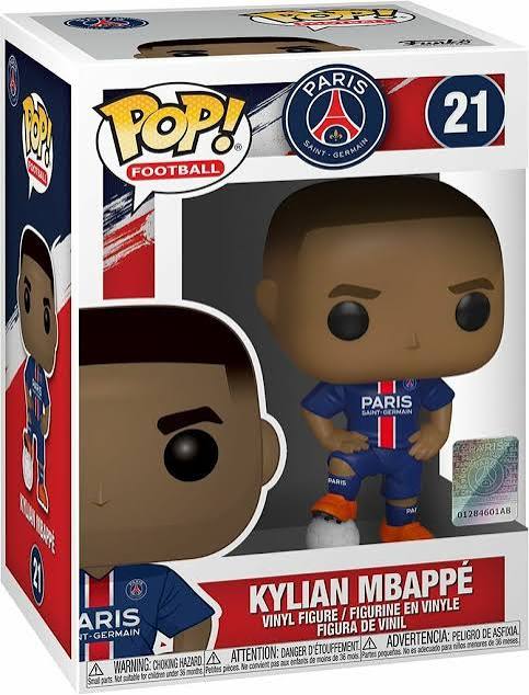 Funko PoP! Football: Paris: Kylian MBappe - 21 - Paris Saint Germain Product Official