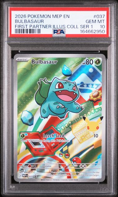 PSA 10 Pokémon TCG: 2026 Bulbasaur 037 First Partner Illustration Collection Ser. 1 (Copy)