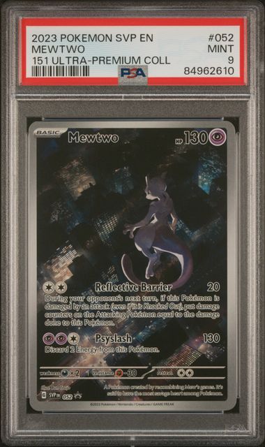 PSA 9 Pokémon TCG: 2023 Mewtwo 052 S&V: Promo