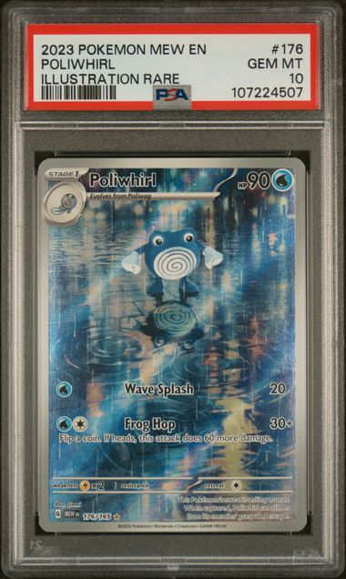 PSA 10 Pokémon TCG: 2023 Poliwhirl 176/165 S&V Pokemon 151