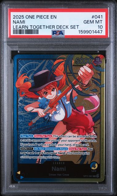 One Piece TCG: 2025 ONE PIECE LEARN TOGETHER DECK SET #041 NAMI