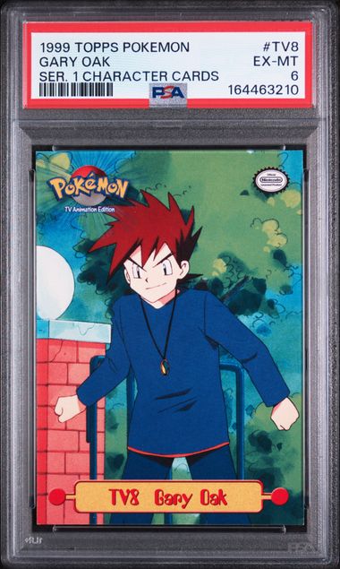 PSA 7 Pokemon Topps: 1999 Gary Oak Ser. 1 - Caracther Cards
