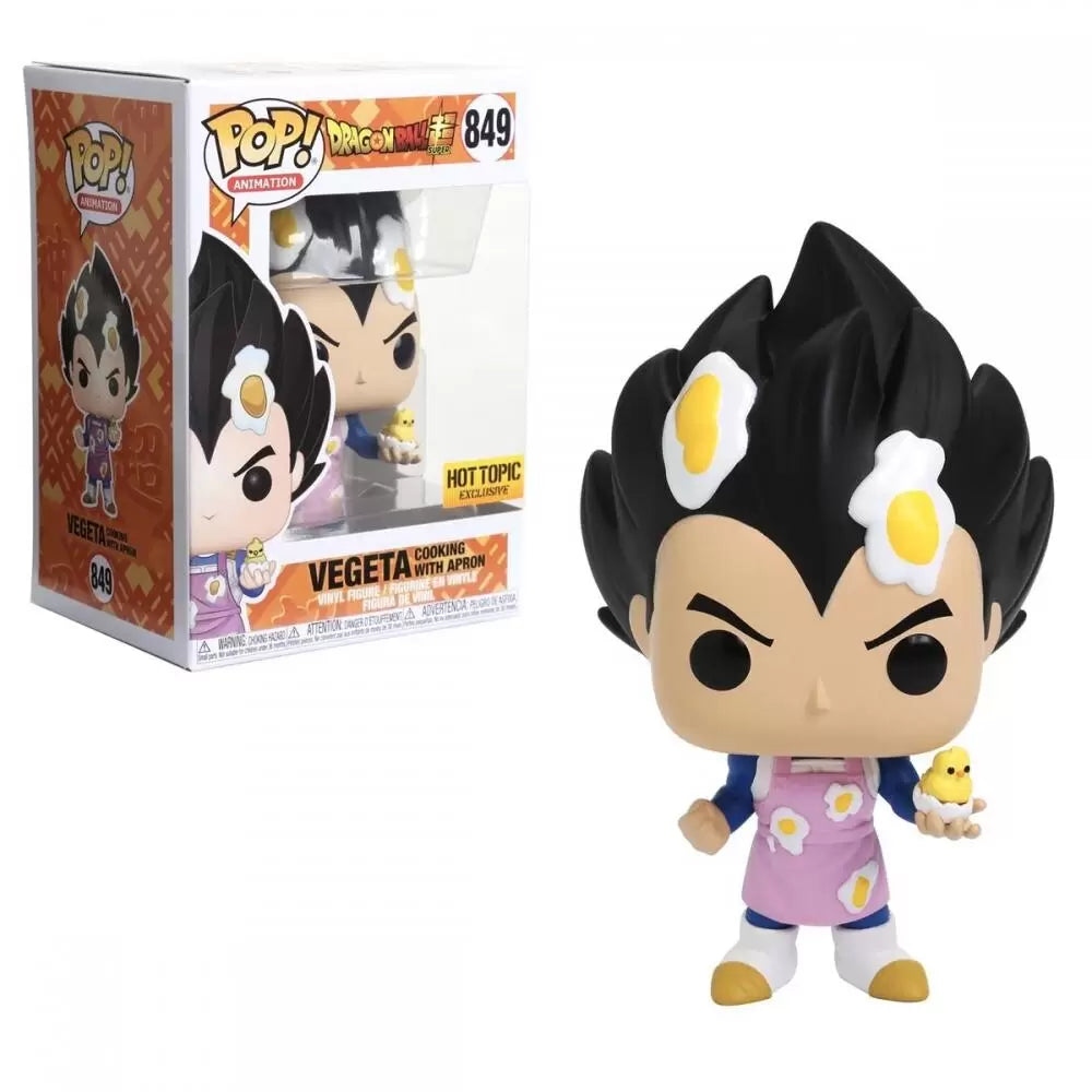 Funko POP: Funko Pop! Vinyl: Dragon Ball Vegeta Cooking with Apron Hot Topic Exclusive #849