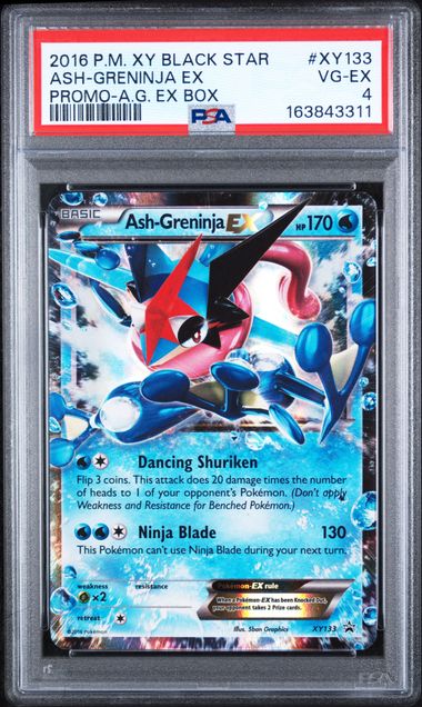 PSA 4 Pokémon TCG: 2016 Ash-Greninja EX XY133 Promo