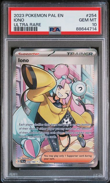 PSA 10 Pokemon TCG: 2023 Iono 254/193 Paldea Evolved