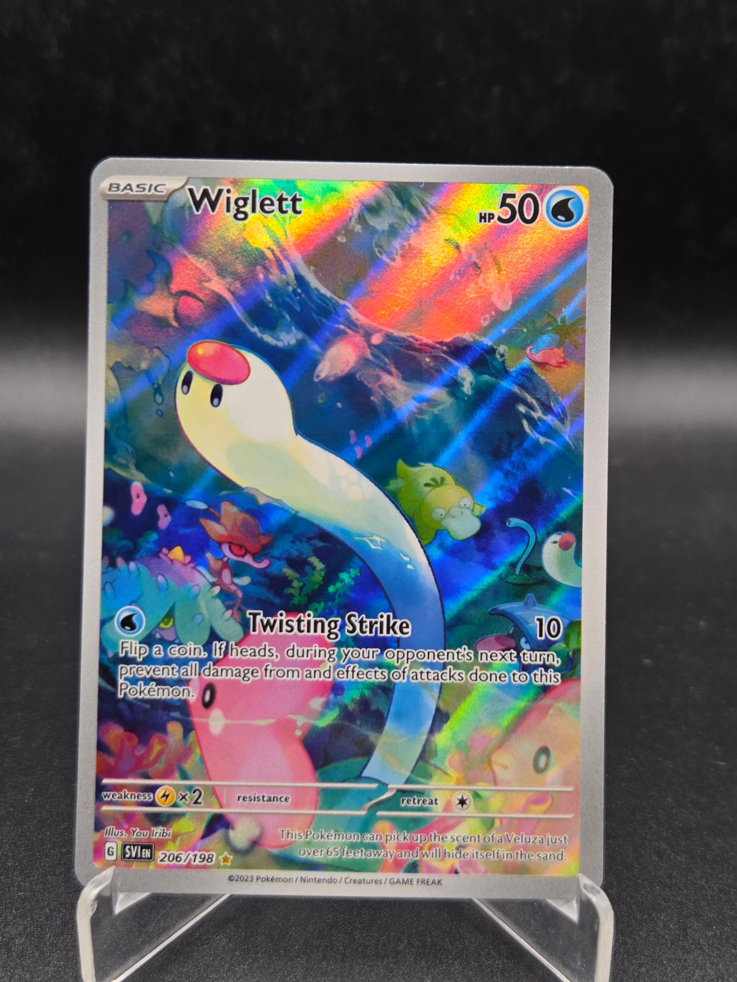 Pokémon TCG: 2023 Wiglett 206/198  Scarlet & Violet Base Set