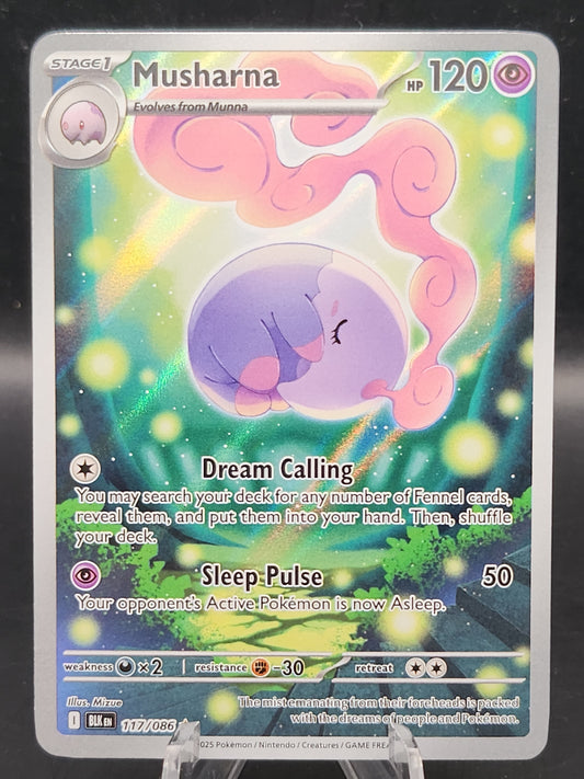 Pokémon TCG: 2025 Musharna 117/086 SV: Black Bolt
