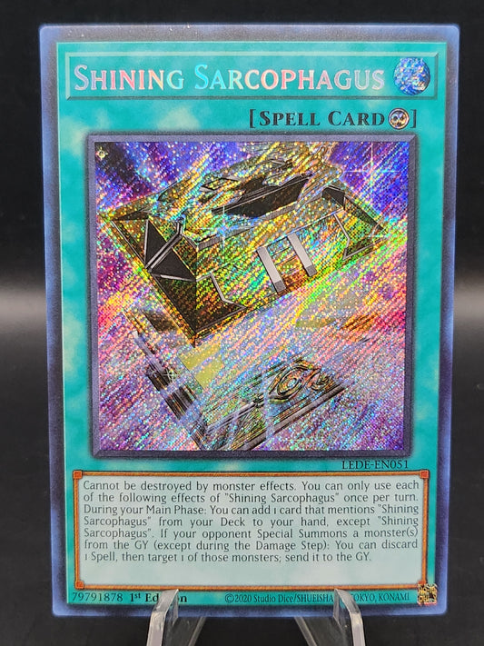 Yu-Gi-Oh! TCG Shining Sarcophagus LEDE-EN051 Lecacy of Destruction 1st Edition