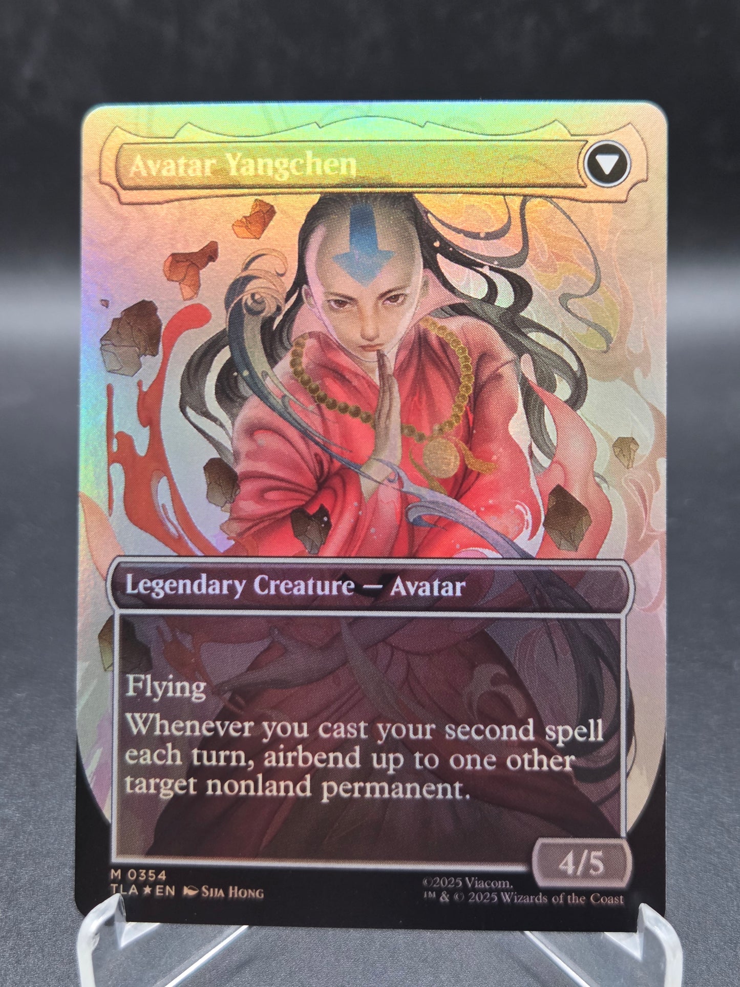 MTG TCG: Foil The Legend of Yangchen (Borderless) - Avatar: The Last Airbender (TLA) (Copy)