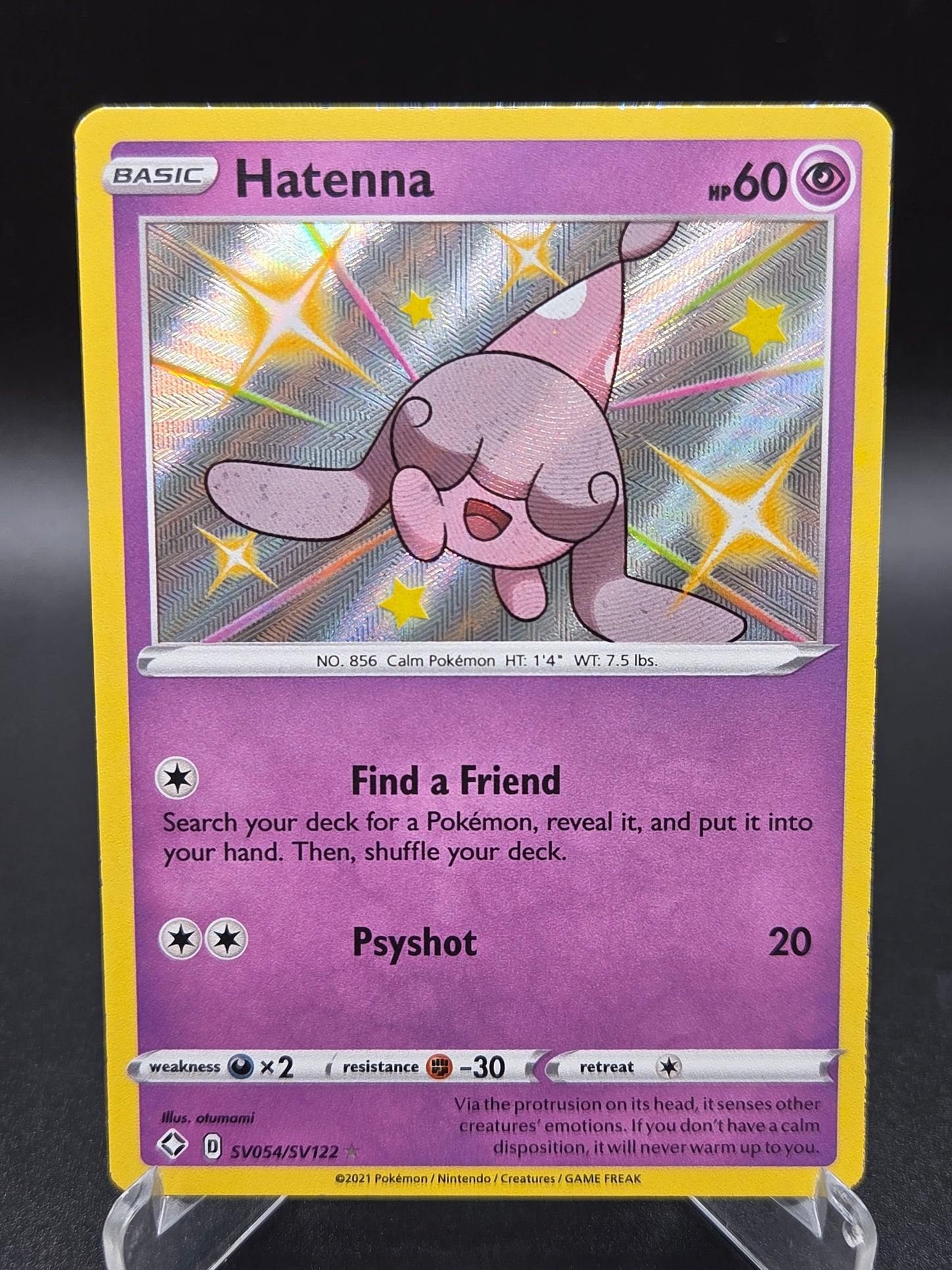 Pokémon TCG: 2021 Hatenna - SV054/SV122 - Shining Fates: Shiny Vault