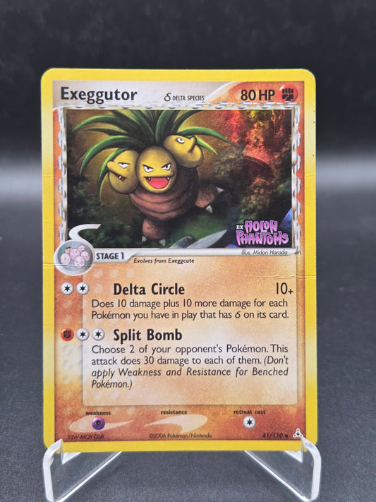 Pokémon TCG 2006 Exeggutor (Delta Species) 41/110 - Holon Phantoms Stamped
