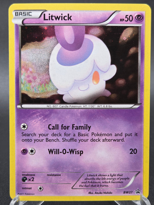 Pokémon TCG: 2011 Litwick BW27 BW: Black & White Promos