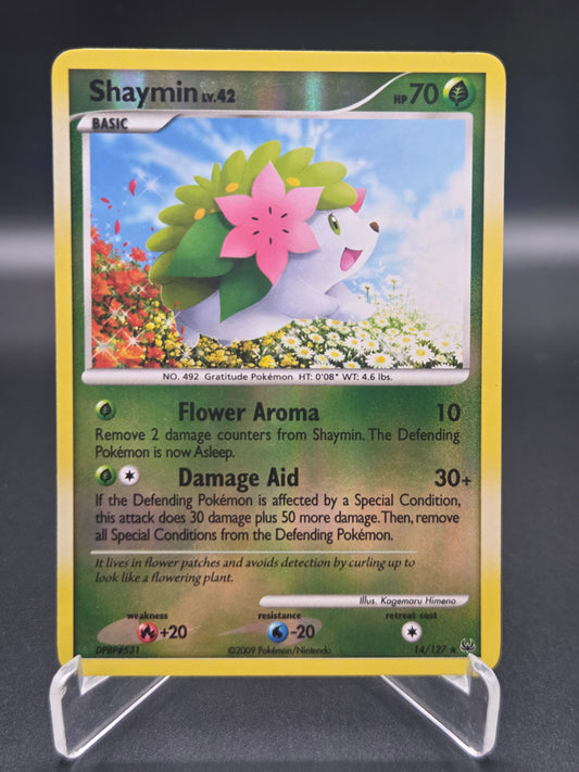 Pokémon TCG: 2009 Shaymin Reverse Holo 14/127 Platinum