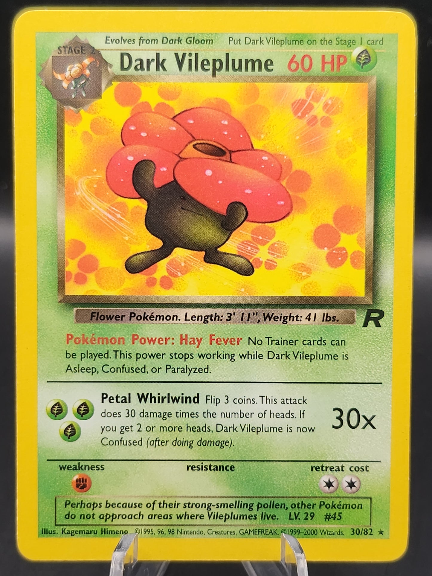 Pokémon TCG: 1999 Dark Vileplume 30/82 Team Rocket
