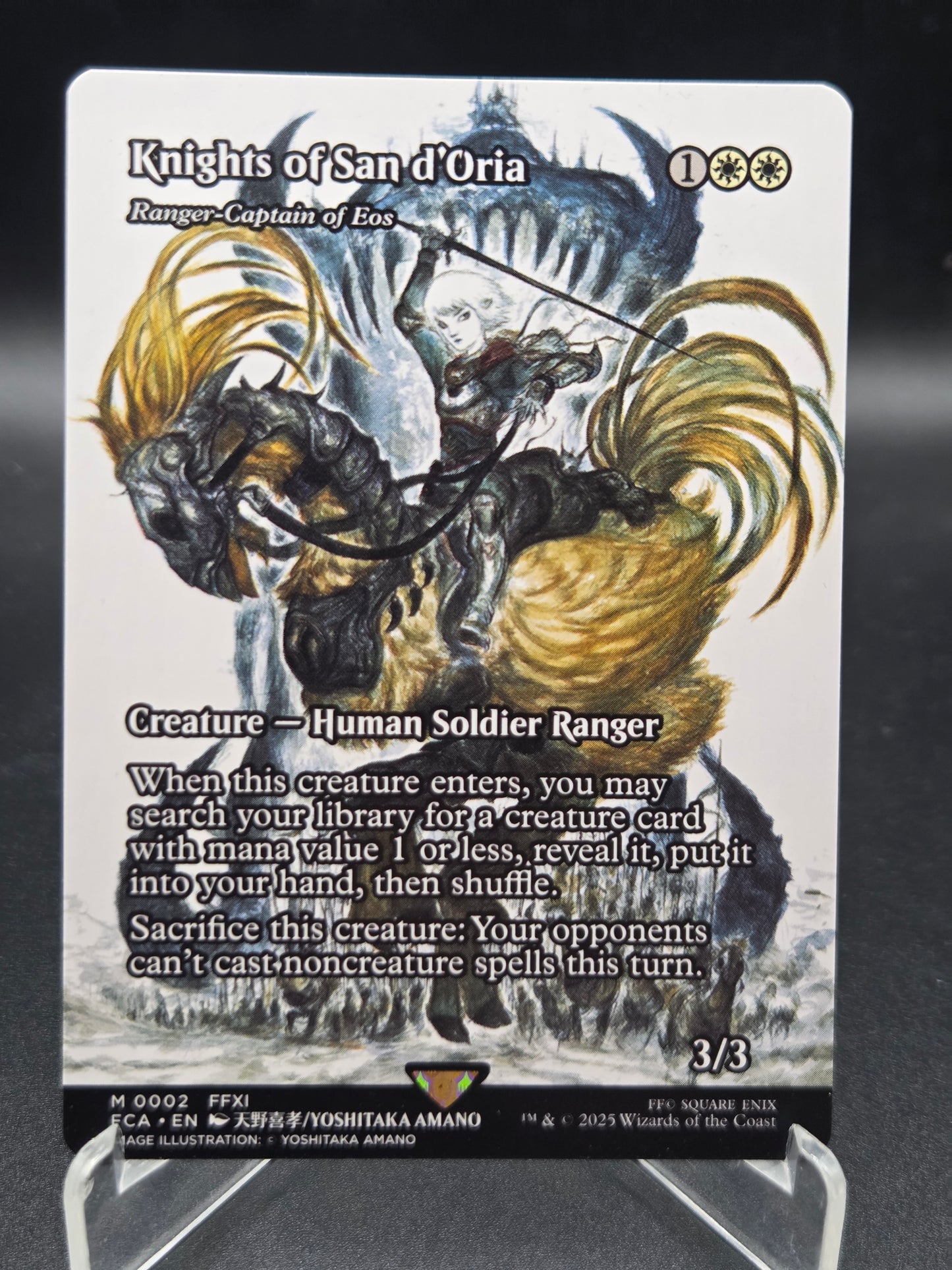 MTG TCG: Knights of San d'Oria - Ranger-Captain of Eos (Showcase) - FINAL FANTASY: Through the Ages (FCA)