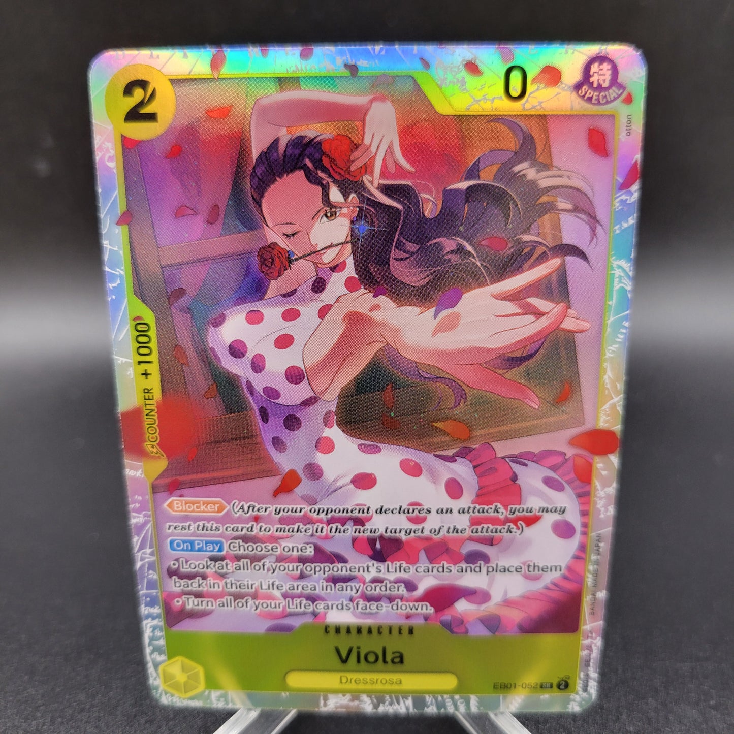 One Piece TCG: Viola EB01-052 SR PAR Extra Booster: Memorial Collection