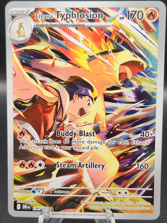 Pokémon TCG: 2025 Ethan's Typhlosion 190/182 SV: Destined Rivals