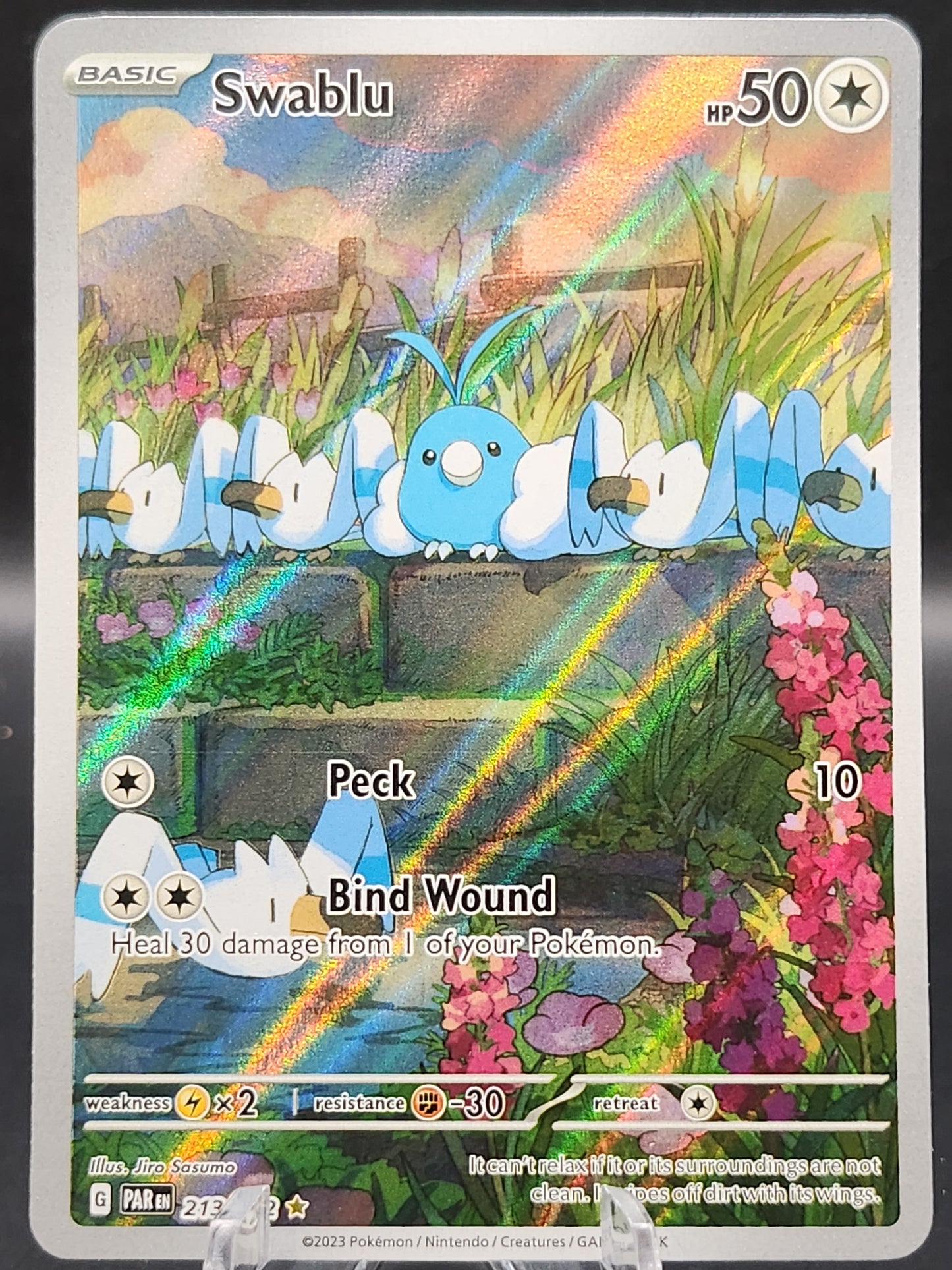 Pokémon TCG: 2023 Swablu 213/182 SV: Paradox Rift