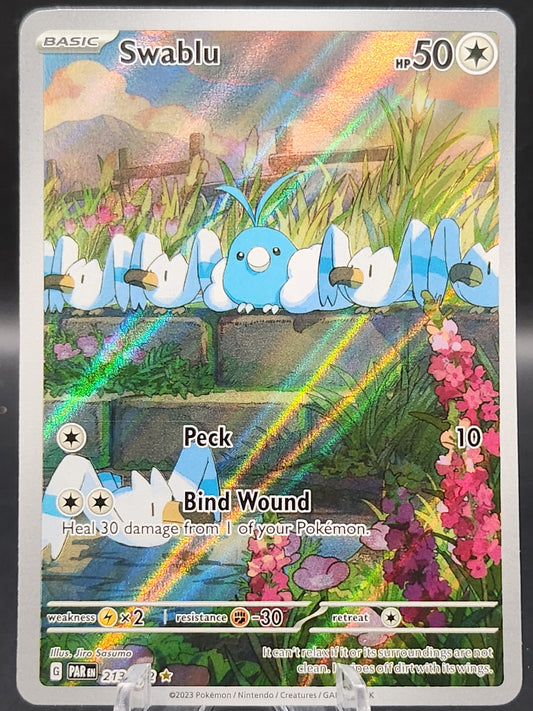 Pokémon TCG: 2023 Swablu 213/182 SV: Paradox Rift