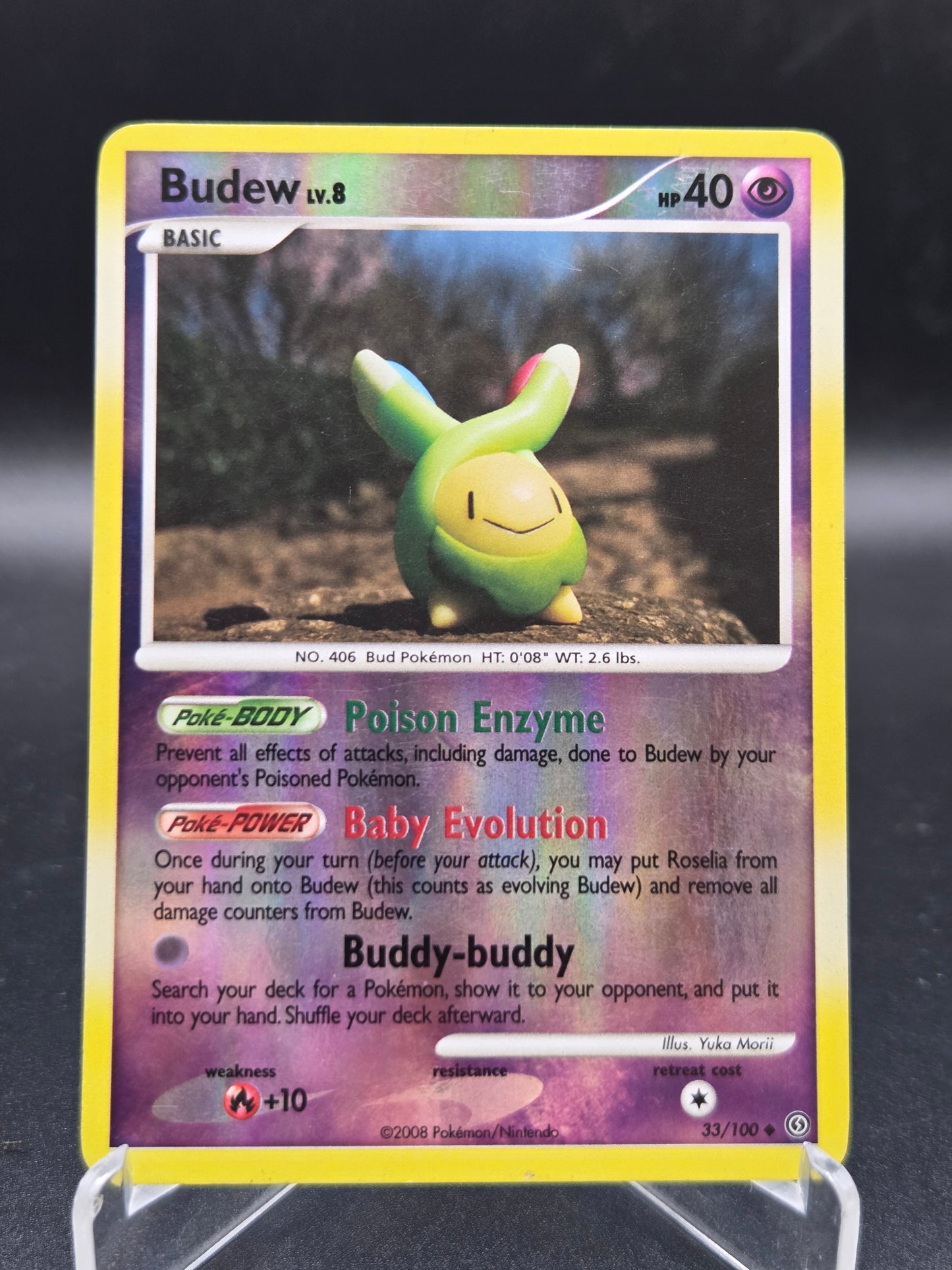 Pokémon TCG: 2008 Budew LV.8 33/100 D&P: Stormfront