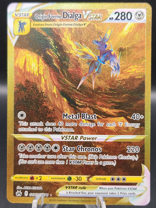 Pokémon TCG: 2023 Origin Forme Dialga Vstar GG68/GG70 SWSH: Crown Zenith Galarian Gallery