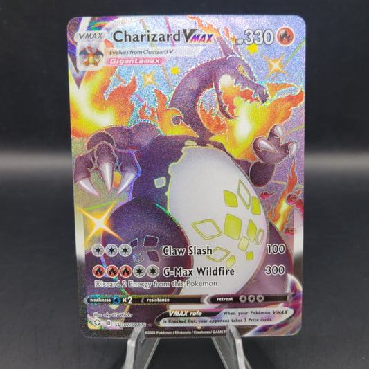 Pokémon TCG: 2021 Charizard VMAX SV107/SV122 SWSH: Shining Fates