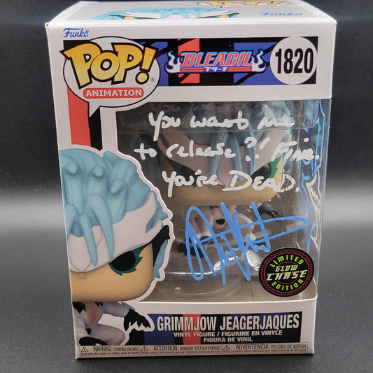 Auto Funko PoP! Anime: Grimmjow Jeagerjaques (Bleach) 1820 (Glow Chase Limited Edition)