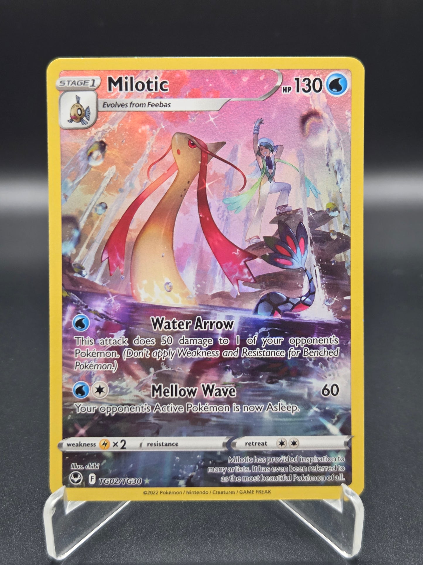 Pokémon TCG: 2022 Milotic TG02/TG30 SWSH: SIlver Tempest Trainer Gallery