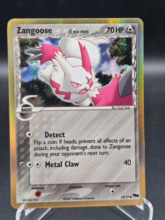 Pokémon TCG: 2007 Zangoose (Delta Species) - 15/17 - POP Series 5 (POP) Holofoil