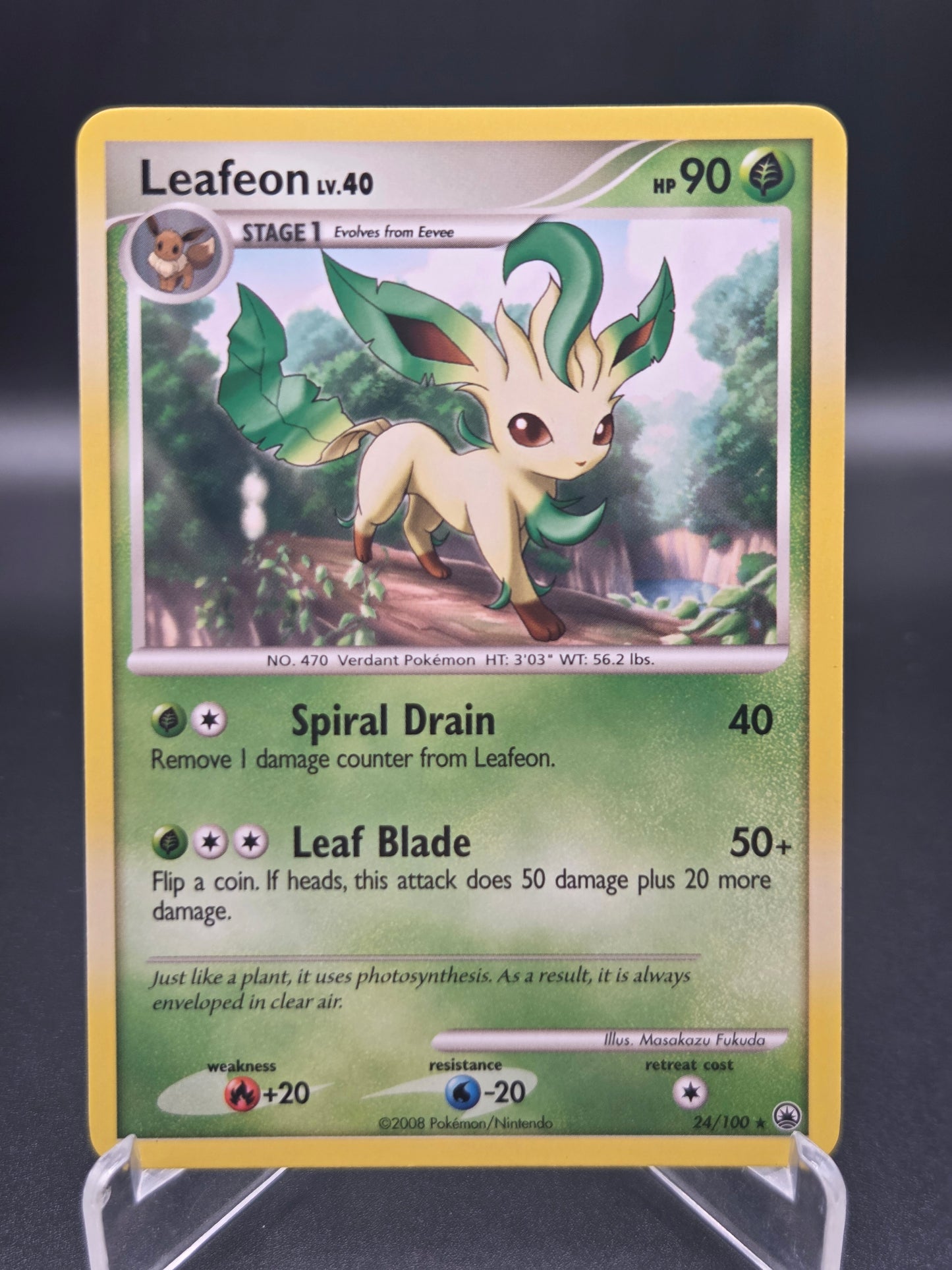 Pokémon TCG: 2008 Leafeon 24/100 - Majestic Dawn
